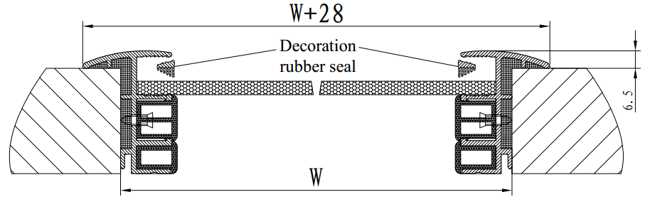YA-H Caravan Fixed Acrylic Glass Window