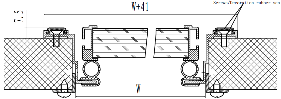 YA-CM-02 Caravan Luggage Door