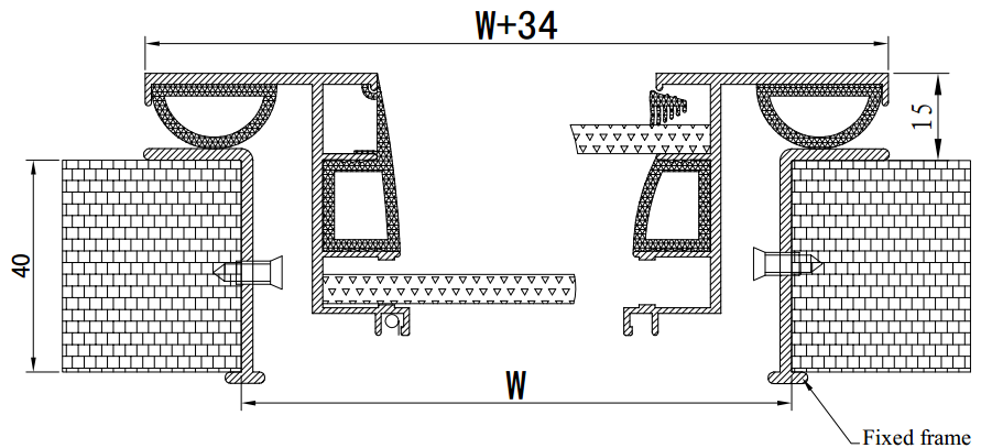 YA-F Horse Trailers Raising Window