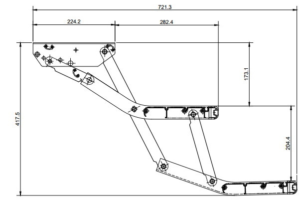 RV Manual Folding Step